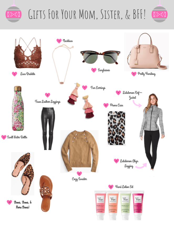 Gifts For Your Mom, Sister, &amp; BFF! Blog Post